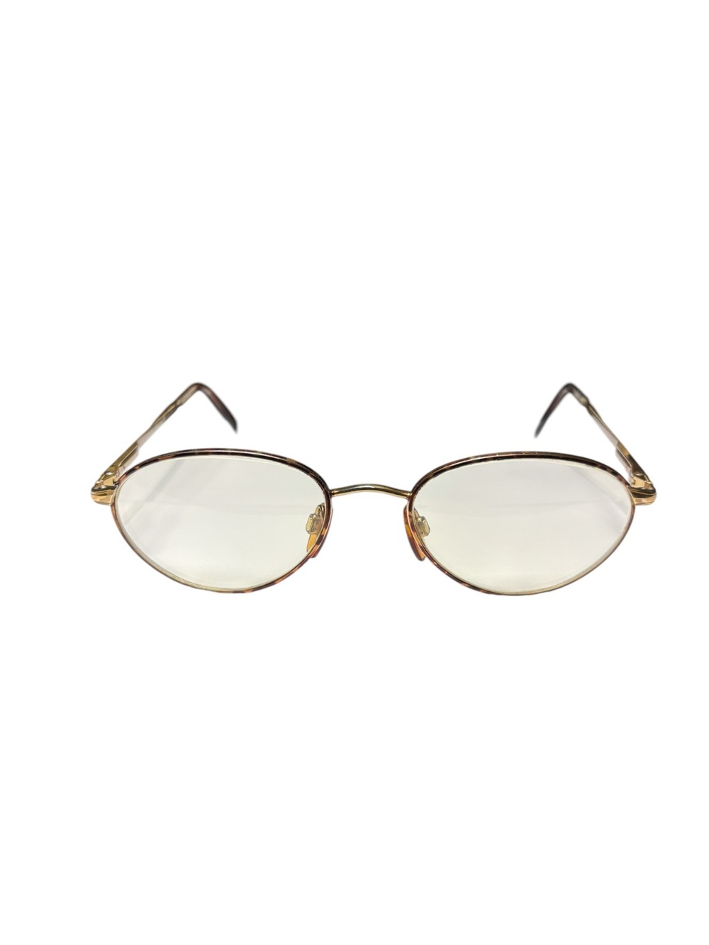 GIORGIO ARMANI Eyeglasses 832 51 18 135 Oval Vintage 90s Tortoise Gold Frames